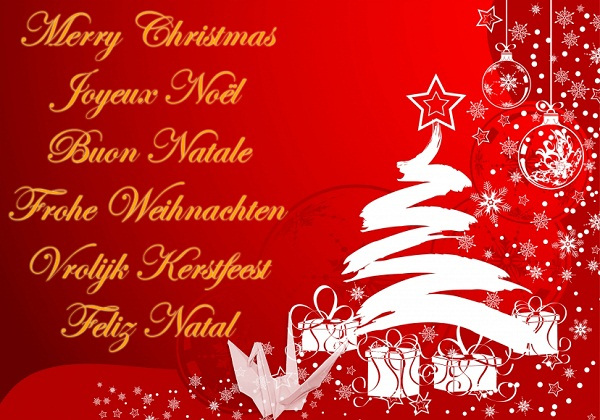 all language christmas message
